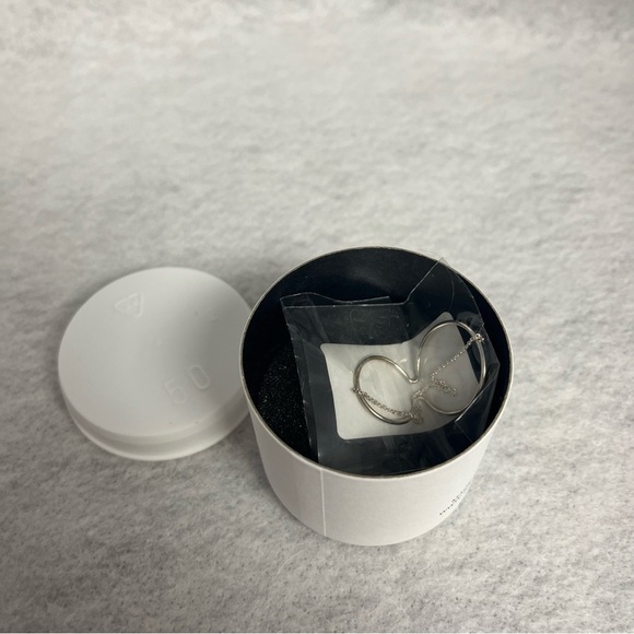 NEW SASKIA DIAZ Silver Wire No 2 Double Ear Cuff SSENSE - Picture 9 of 10